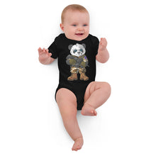 Load image into Gallery viewer, Determined Pando Commando Organic Cotton Baby Bodysuit