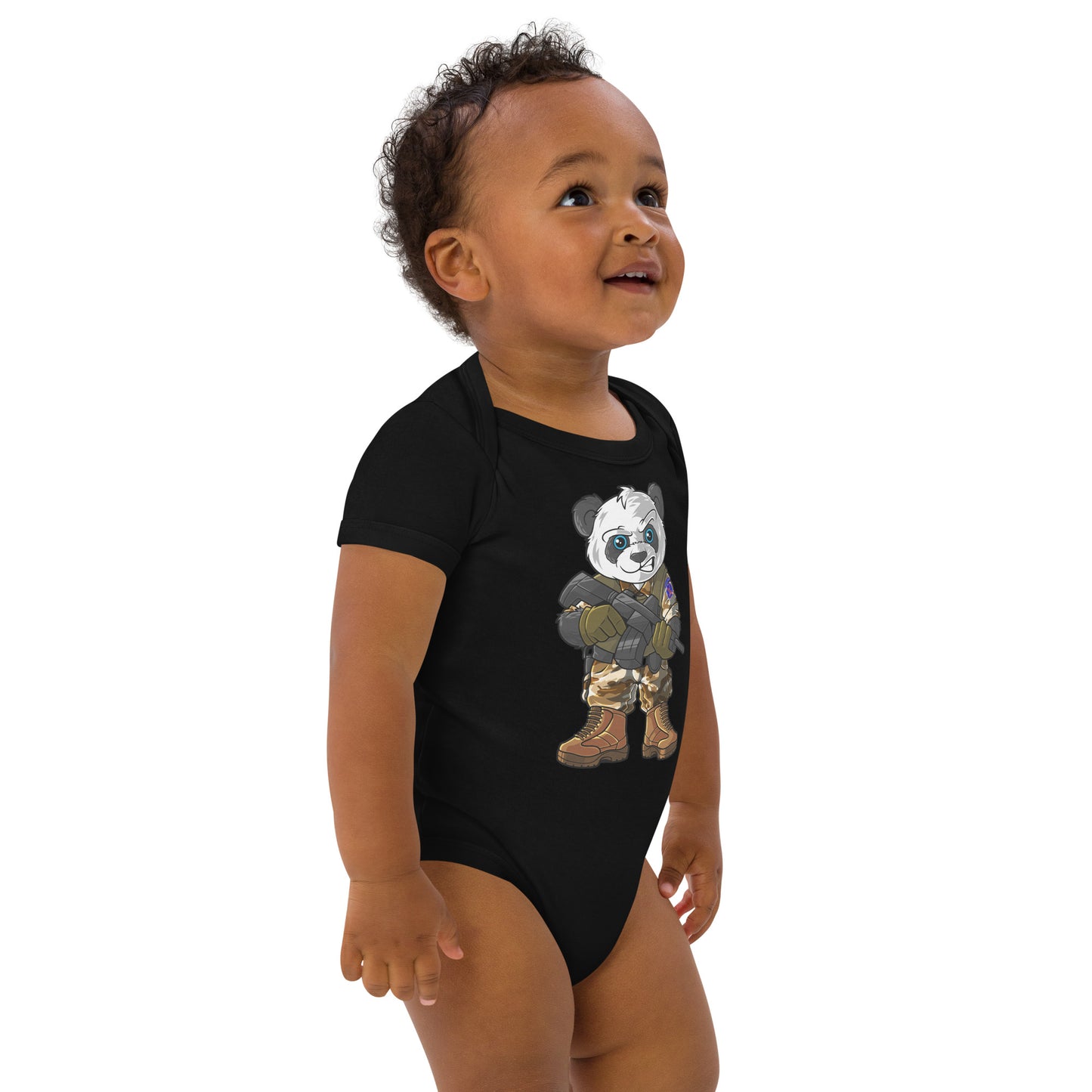 Determined Pando Commando Organic Cotton Baby Bodysuit