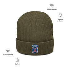 Load image into Gallery viewer, 10th Mountain Ribbed Knit Beanie