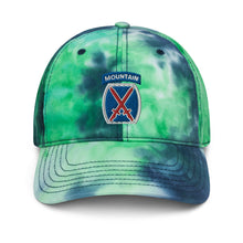 Load image into Gallery viewer, 10th Mountain Tie dye hat
