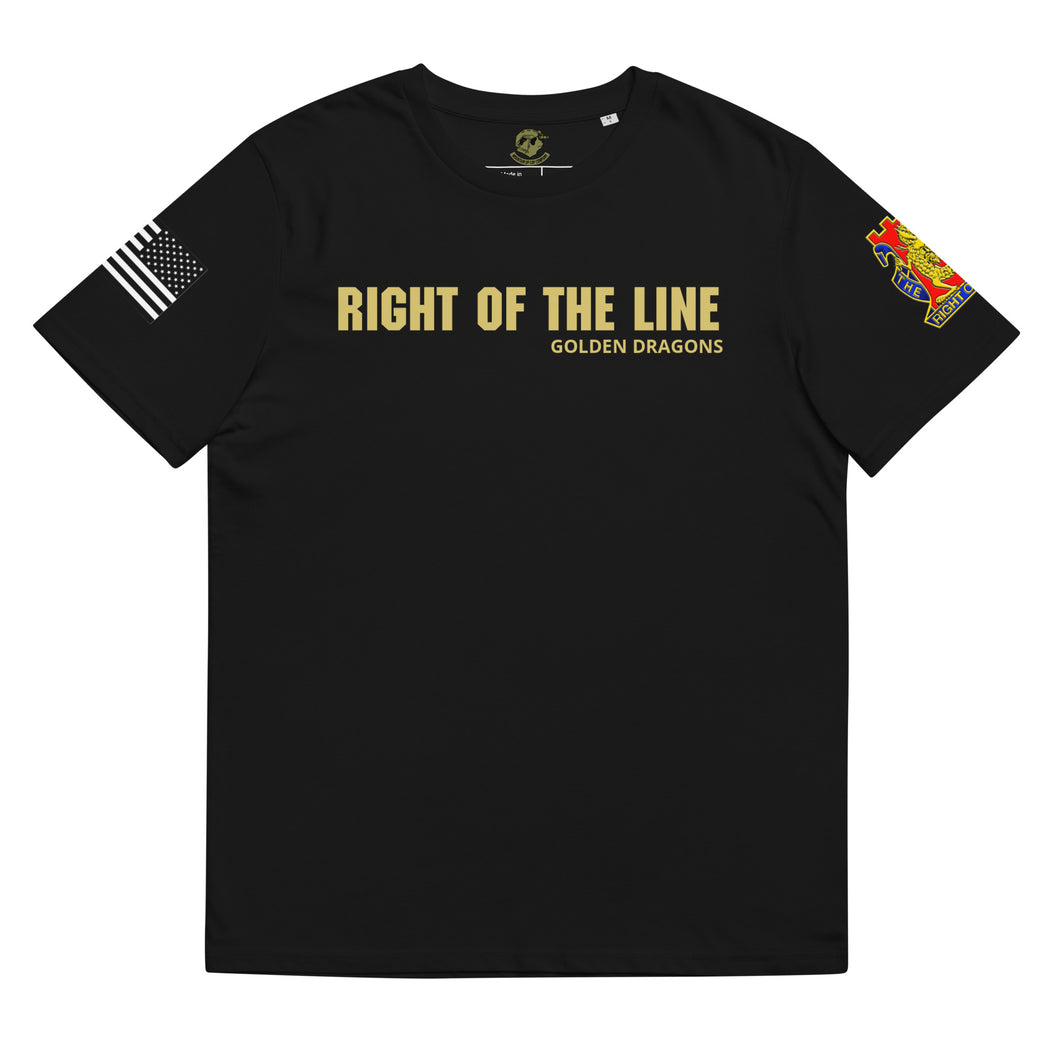 RIGHT OF THE LINE - GOLDEN DRAGONS Tee