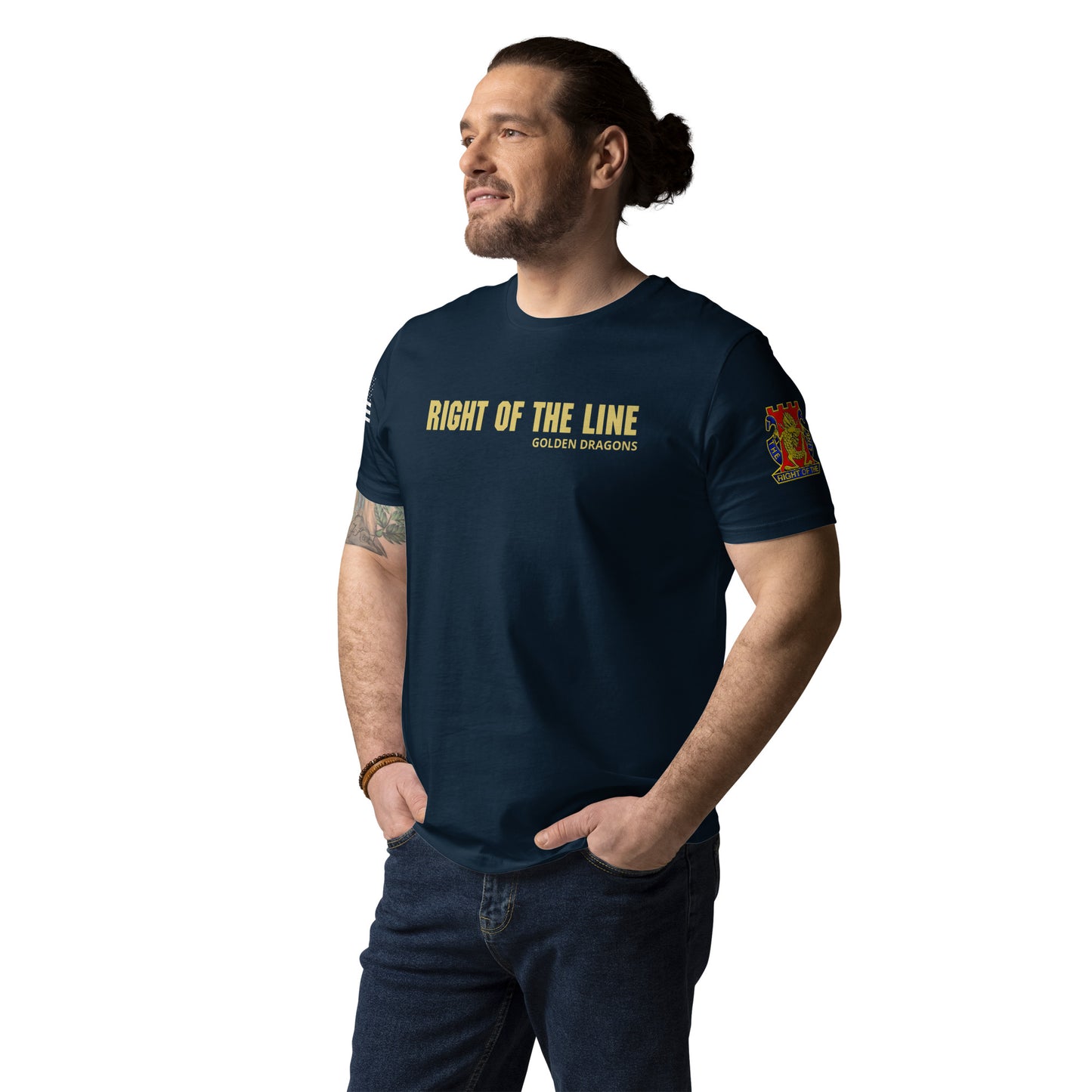 RIGHT OF THE LINE - GOLDEN DRAGONS Tee