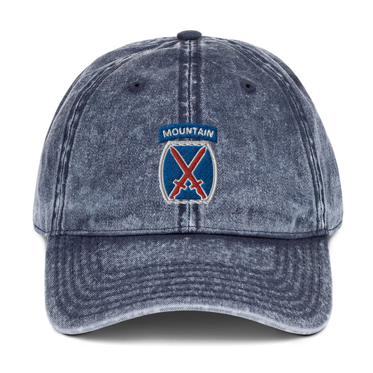 10th Mountain Vintage Cotton Twill Cap