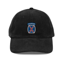 Load image into Gallery viewer, 10th Mountain Vintage Corduroy Cap