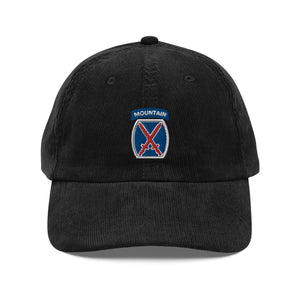 10th Mountain Vintage Corduroy Cap